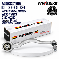 Lengan Kontrol As Roda Bawah Depan Kendaraan OE A2053301705 untuk Mercedes Benz W293 W253 W205 W238 W213 C180 C250 Suku Cadang Chassis Lengkap
