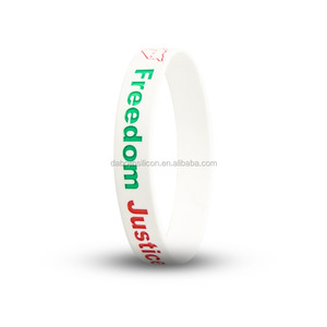 Pulsera de Silicona Personalizada con la Bandera de Siria 2020, Pulsera de Silicona de Moda, Pulseras de Goma - Product Image 3