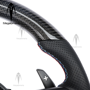 Volante in Carbonio per <span class=keywords><strong>BMW</strong></span> X1 X3 X4 X5 <span class=keywords><strong>X6</strong></span> F10 F18 F11 F12 F30 F20 F80 F82 F34 E46 M M2 M3 M4 M5 M6 X5M X6M - Product Image 4