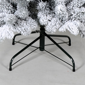 Venta al por mayor árbol de Navidad soporte de metal luces LED prelit Pe Pvc árbol de Navidad de alta calidad soporte estable personalizado - Product Image 4