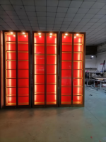 Armoire à vin à température constante en acier inoxydable personnalisée en usine pour l'affichage des boissons à base de vin d'alcool pour la cave à vin de villa