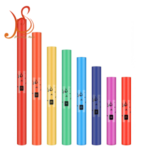 Clochettes à main arc-en-ciel à 8 notes, instrument de percussion Orff, carillons en plastique colorés pour l'éducation précoce <span class=keywords><strong>des</strong></span> enfants - Product Image 1