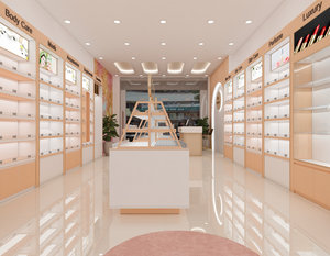 Elegant Adjustable Cosmetic Store Showcase Makeup Display Shelf Beauty Salon Skincare Shop Shelves - Product Image 5