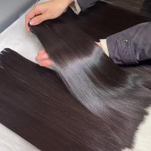 ขายส่งหนังกําพร้าชิดผมดิบเวียดนามมัดผมกัมพูชาดิบมัดผมบริสุทธิ์ที่ยังไม่ได้ - Product Image 1