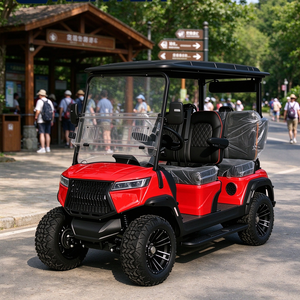 Carrito de Golf Todoterreno de 4 Plazas con Batería de Litio y Neumáticos de 12 Pulgadas para Todo Tipo de Terreno - Product Image 1