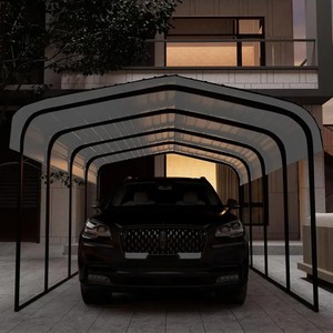 Stock 11*19 FT Métal Amovible Étanche Durable Auvent De Voiture Auvent Facilement Assemblé Double Carports <span class=keywords><strong>pour</strong></span> Patio Extérieur - Product Image 6