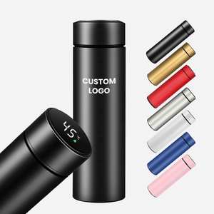 Termos digitales inteligentes de 500ml, pantalla LED de temperatura, botella de agua, frasco, Infusor de té, botella termo aislada al vacío - Product Image 1