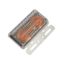 Lumière externe LED pour voiture 12V 24V LED Auto Car Bus Truck Lorry Side Marker Indicator Led Trailer Light Warning Rear Side Lamp