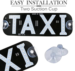 Panel de luz indicadora <span class=keywords><strong>LED</strong></span> USB <span class=keywords><strong>para</strong></span> <span class=keywords><strong>Interior</strong></span> de coche, señal de advertencia <span class=keywords><strong>para</strong></span> conductor de Taxi, con interruptor de señal de succión - Product Image 4