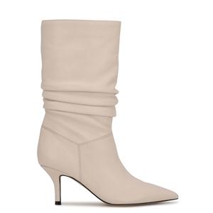 Bottines <span class=keywords><strong>beige</strong></span> imitation <span class=keywords><strong>daim</strong></span> <span class=keywords><strong>femme</strong></span> et dame à talon moyen et bout pointu - Product Image 1