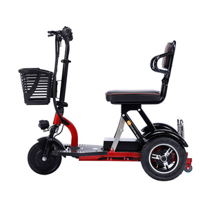 Tricycle électrique pliant scooter pour personnes âgées handicapés ménage petite voiture légère à batterie au lithium à trois roues - Product Image 6