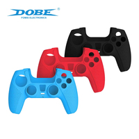 Casing silikon Anti selip TP5-0559 untuk Joystick PS5 2 pegangan jempol casing sampul kulit pelindung lunak untuk pengontrol PS5 DOBE