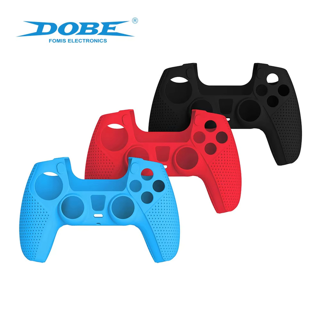TP5-0559 Anti Slip Silicone Case for PS5 Joystick 2 Thumb Grips Soft Protective Skin Cover Case for PS5 Controller DOBE