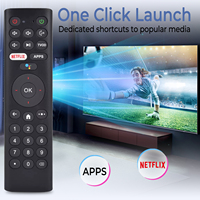 Control Remoto por Voz para IndiHome STB ZTE B866F, con Botón de Google Voice y Netflix