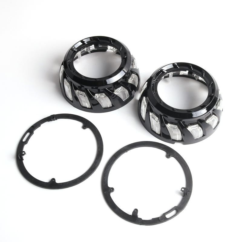 Cubiertas de 3 pulgadas sin luz.