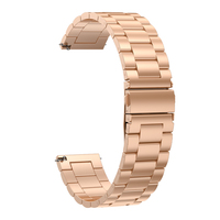 Bracelet en acier inoxydable tendance et luxueux pour montre connectée Huawei GT4, accessoires pour montre de 18 mm pour hommes, luxe