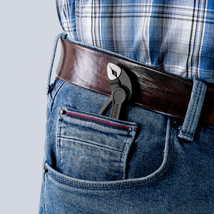 คีมปั๊มน้ำ KNIPEX 87 00 100 BK Cobra XS ผิวหยาบ พิมพ์ลายสีเทา 100 มม. - Product Image 3