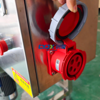 CYJX 100L Cuve de mélange chauffante mobile en acier inoxydable, équipement pour la fabrication de crèmes pour le visage, de sirops, de sauces alimentaires