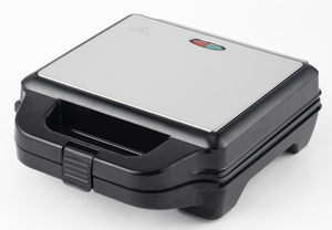 2 rebanadas desmontable intercambiable 8 en 1 Placa tuerca Arepa Donut Panini Press Grill 750W DIY tostadas Waffle Sandwich Maker - Product Image 5