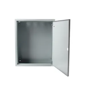 Caja de Control de tablero de distribución de carcasa eléctrica para exteriores, Panel eléctrico galvanizado a prueba de agua