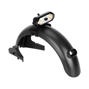 Juego de luces para scooter M365 1S Pro2 MI3 MAX G30, guardabarros trasero universal con clip para patinete eléctrico para adultos, luces de señalización de giro. - Product Image 2