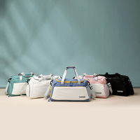 Sac de sport personnalisé avec compartiment à chaussures, petit sac de sport résistant à l'eau pour la remise en forme et les voyages