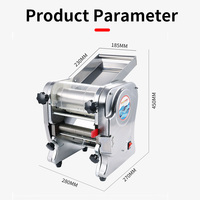 Presse à pâte électrique commerciale robuste, presse à pâte, machine à fabriquer des nouilles fraîches, des spaghettis, des pâtes