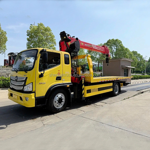 5-Tonnen 6-Tonnen 7-Tonnen 8-Tonnen Palfinger-Kräne Foton Flachbett-Abschleppwagen mit SPS16000 Hebekran zum Verkauf - Product Image 3