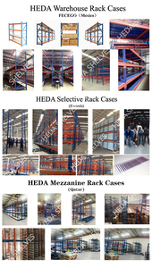 Estantes Unidades de estanterías de acero de alta resistencia Estantes de hierro de metal industrial Almacenamiento de almacén Estantería de paletas de recubrimiento en polvo - Product Image 5