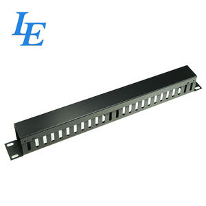 Organizador de Cables Metálico Horizontal de 19 Pulgadas 1U 2U para Racks de Servidores con Opción de Gestión de Cables Vertical en Stock - Product Image 2