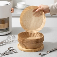 Papier sulfurisé de cuisson non blanchi de haute qualité, résistant à la graisse, de qualité alimentaire, jetable, en silicone, pour l'emballage du pain soufflé
