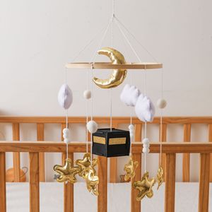 <span class=keywords><strong>Mobile</strong></span> <span class=keywords><strong>Musical</strong></span> Musulman pour <span class=keywords><strong>Bébé</strong></span> en Feutre, Lune et Étoiles, Cube Kaaba, <span class=keywords><strong>Mobile</strong></span> de <span class=keywords><strong>Lit</strong></span> Islamique Coranique - Product Image 2