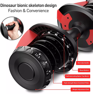 Mancuernas Ajustables <span class=keywords><strong>de</strong></span> 24 kg con Logotipo Personalizado, Juego <span class=keywords><strong>de</strong></span> Mancuernas <span class=keywords><strong>para</strong></span> <span class=keywords><strong>Ejercicio</strong></span> y Desarrollo Muscular - Product Image 5