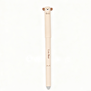 Penna Gel Cancellabile 0.5mm in Plastica Serie Orsetto - Asciugatura Rapida, Cancellabile a Caldo, Blu/Verde/Nero, Cancelleria per Studenti - Product Image 5