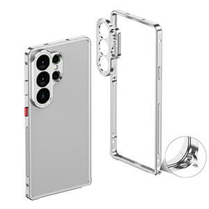 Coque de protection antichoc en métal de luxe pour Samsung Galaxy S26 S25 Ultra, cadre en alliage d'aluminium ultra-fin, avec grille de refroidissement et protection d'objectif - Product Image 3