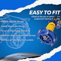 Kit de suspension sport réglable professionnel JPLUS : version course exclusive pour BMW E46 - Amortisseurs prêts pour la piste