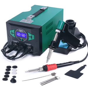 Kit de station de soudage et de dessoudage 948D III, station de soudage numérique 3-en-1 avec aspirateur à soudure, fer à souder - Product Image 2
