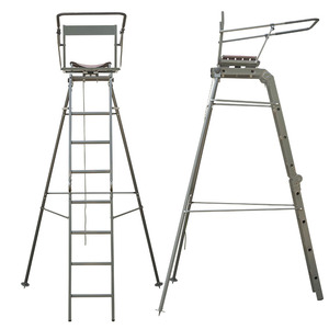 Trépied de chasse en aluminium en gros, support de chasse pliable et portable avec siège confortable pour la chasse en extérieur - Product Image 5