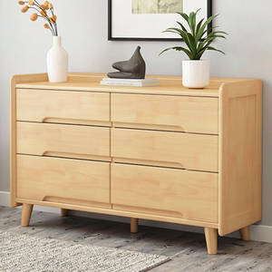Armoire de rangement nordique en <span class=keywords><strong>bois</strong></span> massif <span class=keywords><strong>coffre</strong></span> à tiroirs au sol pour chambre ou salon armoire de seau de rangement pratique - Product Image 4