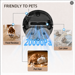 EU High Suction Wet Dry Cleaning Hard Floor Cleaning Auto Recharge Hot Fresh <b>Mop</b> Wash Smart Robot Vacuum Cleaner - Product Image 1
