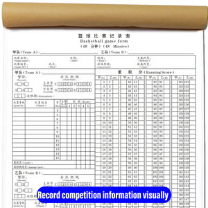 สมุดบันทึกการฝึกซ้อมบาสเกตบอล ฟุตบอล แบบไม่ต้องใช้กระดาษคาร์บอน แบบสี่แผ่น สำหรับกรรมการ รุ่น KSE-006E - Product Image 4