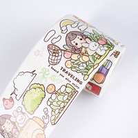 Rouleau personnalisé de 10m 5m 3m 2m de longueur de papier de masquage Kawaii Washi Tape Set Fabricant