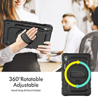 Étui de protection robuste pour Samsung Galaxy Tab S9 S10 FE 10,9 pouces 2025 SM-X520 SM-X526B, coque hybride pour enfants, coque PC-silicone