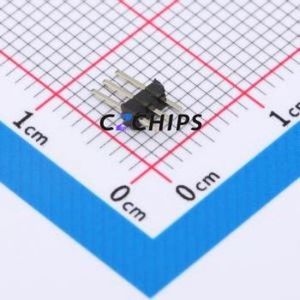 ZX-PZ1.27-1-3PZZ Pin Header Through hole Component (THT),P=1.27mm Connector 1x3P 1.27mm Pin Header Through Hole - Product Image 2