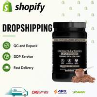 Dropshipping DDP Envío Rápido, Flavanoles de Cacao 1200mg en Polvo, Epicatequina, Salud del Corazón, Suplemento Cardiovascular, Proveedores de Productos