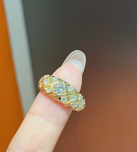 Xinfly 18k <b>gold</b> AU750 <b>Ring</b> Lab Diamond <b>Ring</b> Engagement Jewelry Fashion Wedding Band Custom Design - Product Image 6