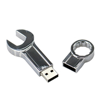 Llave USB unidad flash discos forma de palanca palos USB llave de dibujos animados llave llaves memorias ad regalo láser pen drive metal mini pendrive