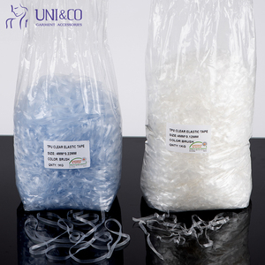 Cinta Elástica Transparente de TPU, Banda Elástica Mobilon para Tejido de Prendas, Elástico para Hombros con Forro - Product Image 1