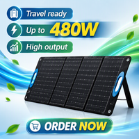 Module solaire pliable 480W, efficacité 25%, haute performance pour les systèmes de camping-cars, les applications marines et les activités de plein air