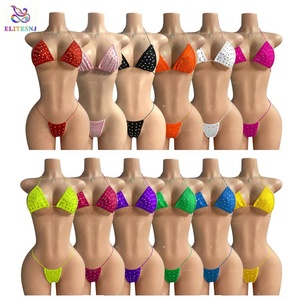 ELITES SS30 <span class=keywords><strong>Bikini</strong></span> con Grandi Strass Personalizzabile all'Ingrosso Lussuoso Sexy <span class=keywords><strong>Bikini</strong></span> con Strass per Ragazze - Product Image 1